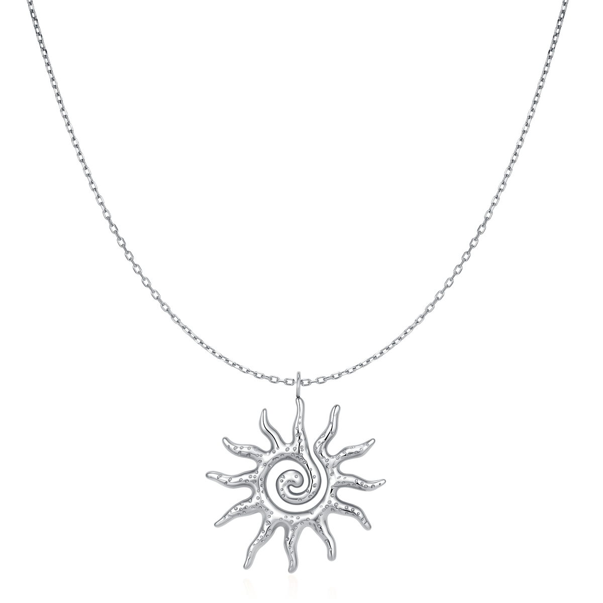Collier Soleil Spirale