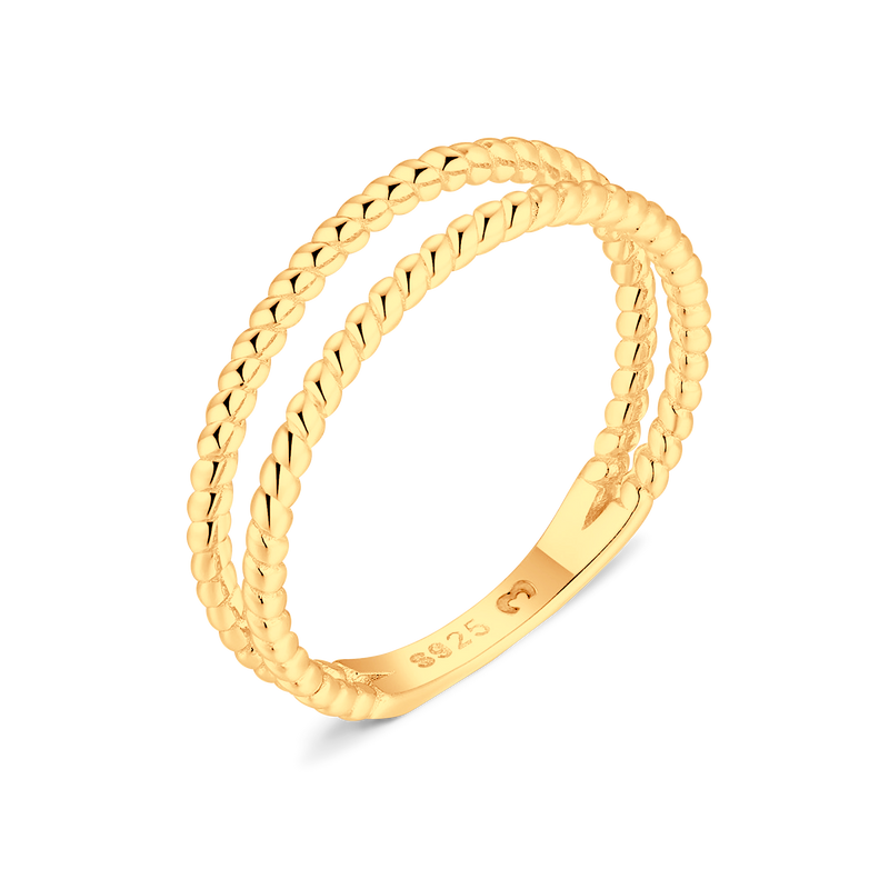 Twisted Lines Ring - SophiaJewels