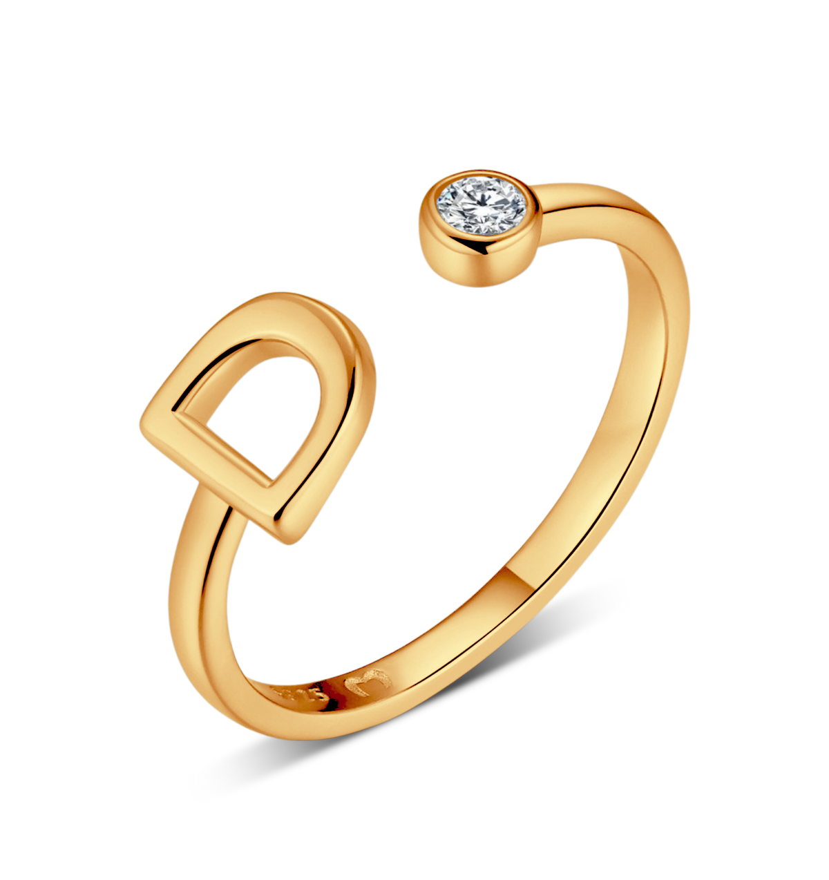 Bague Top Letter