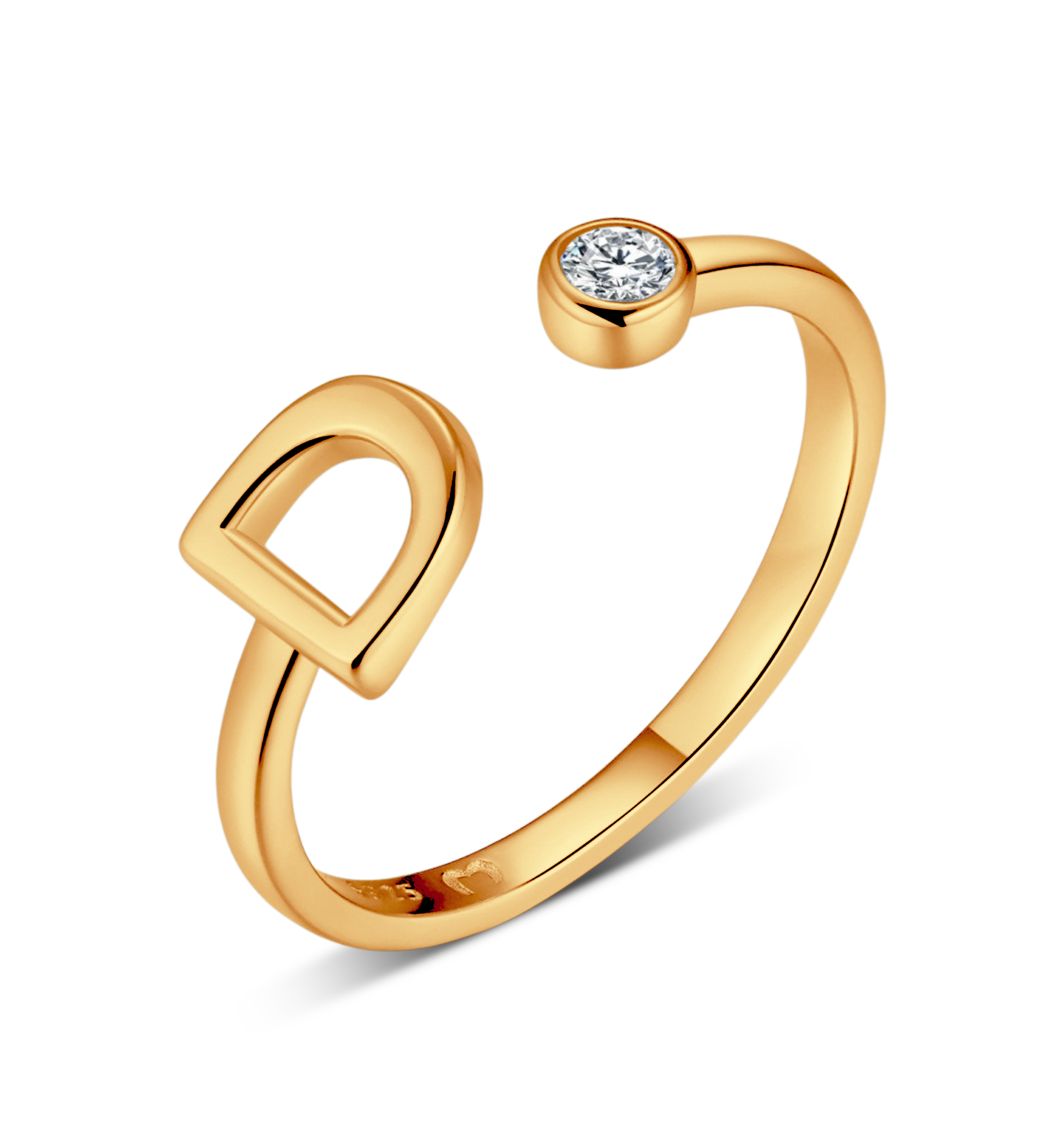 Bague Top Letter