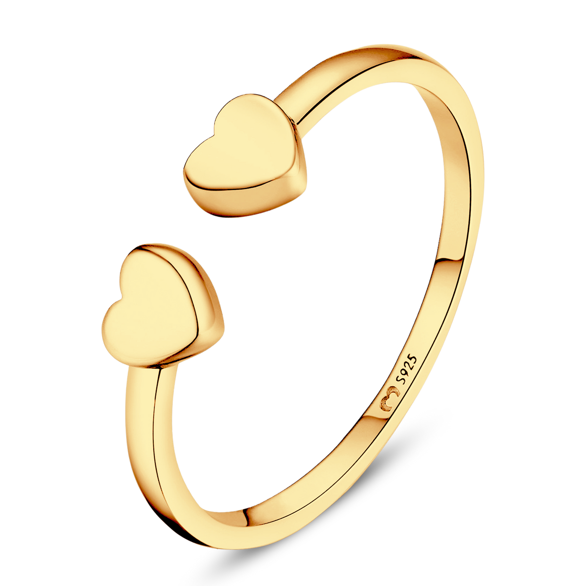 Duplo Heart Ring - SophiaJewels