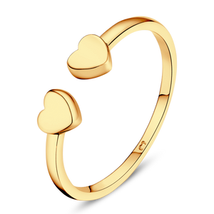 Anello Cuore Doppio