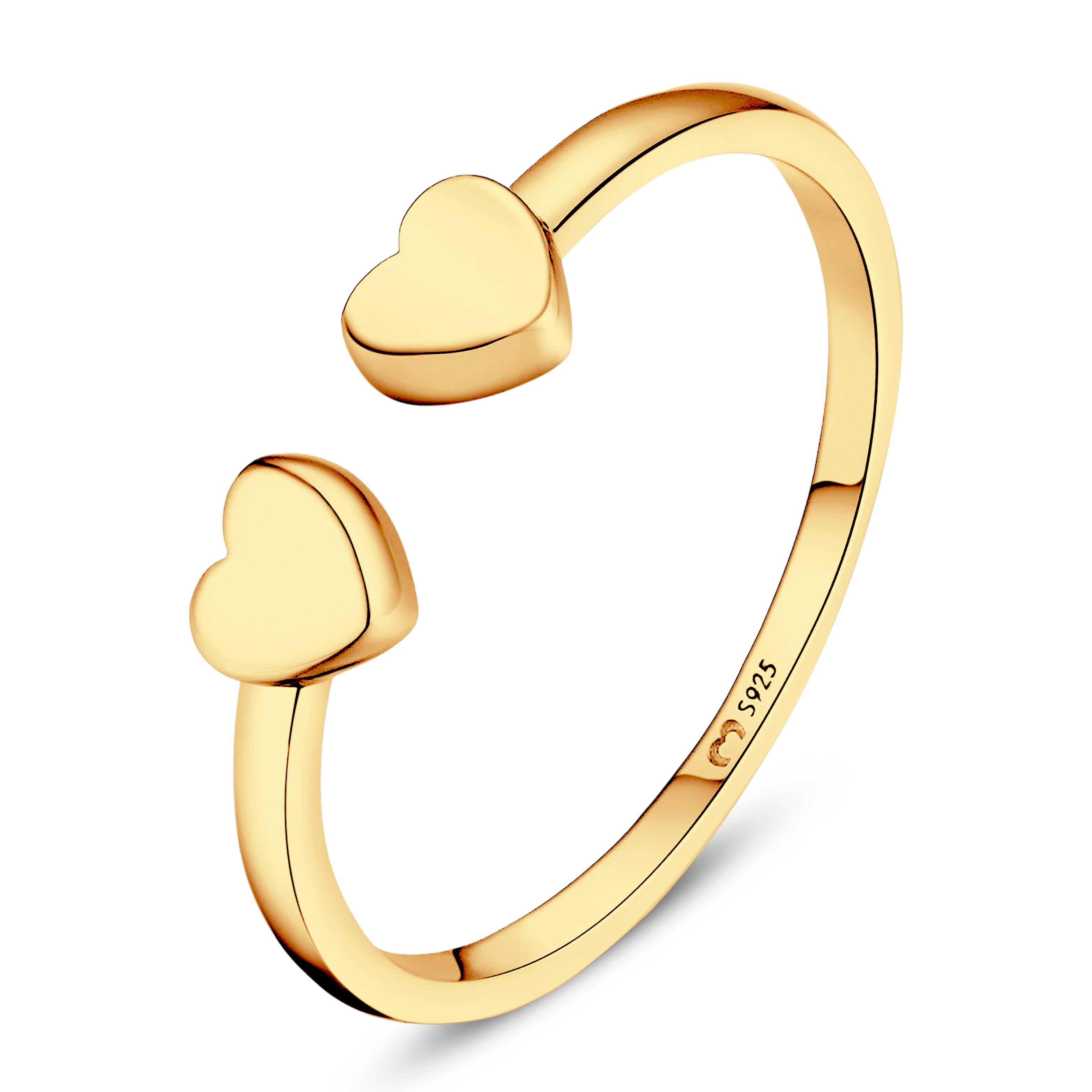 Duplo Heart Ring - SophiaJewels