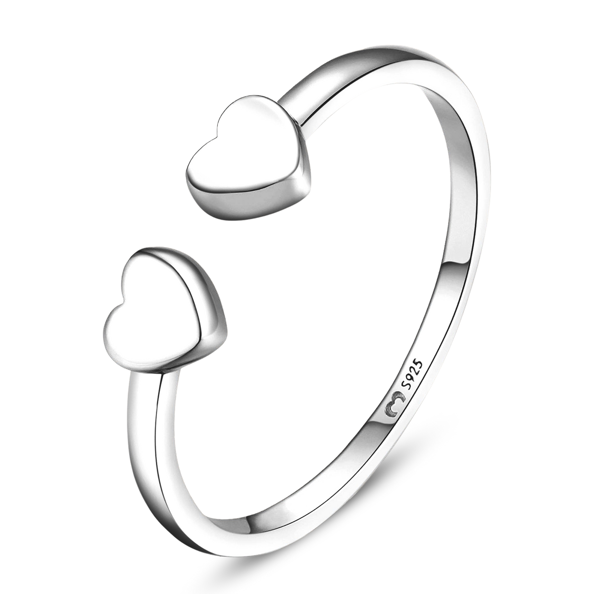Duplo Heart Ring - SophiaJewels