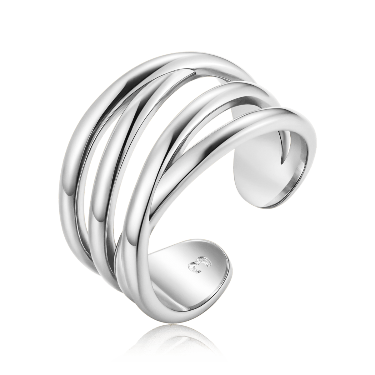 Bague à bandes parallèles