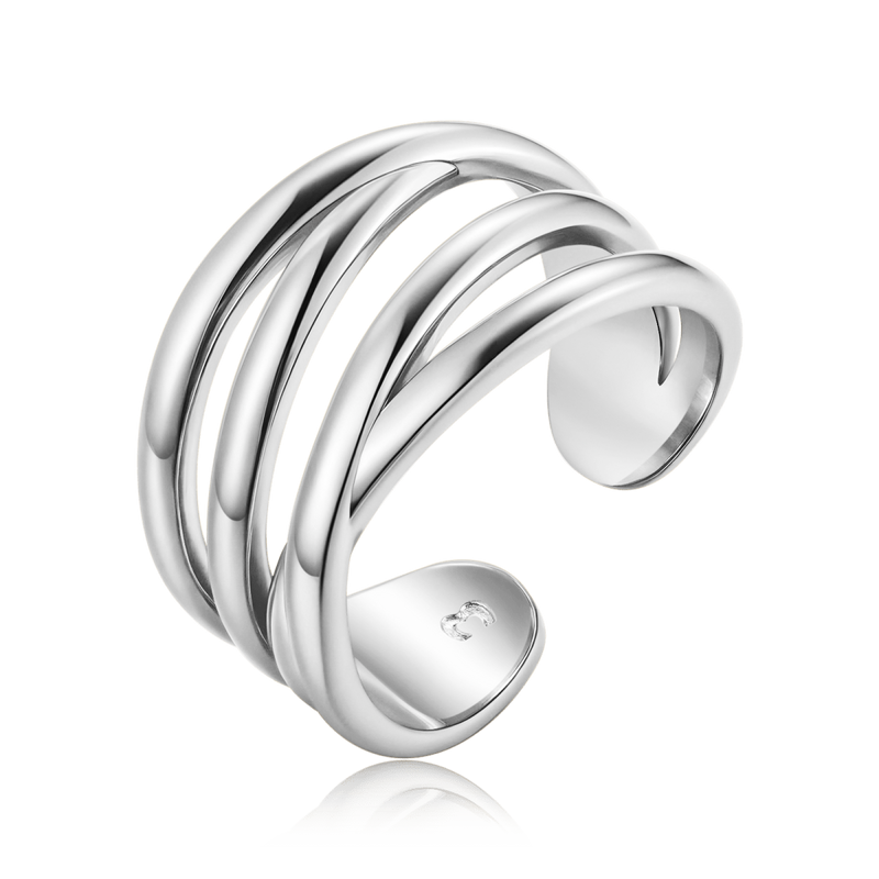 Bague à bandes parallèles