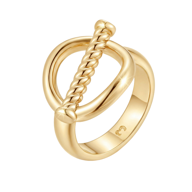Drei leuchtende Ringe