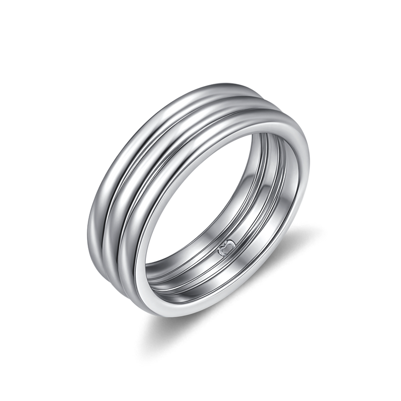 Drei leuchtende Ringe