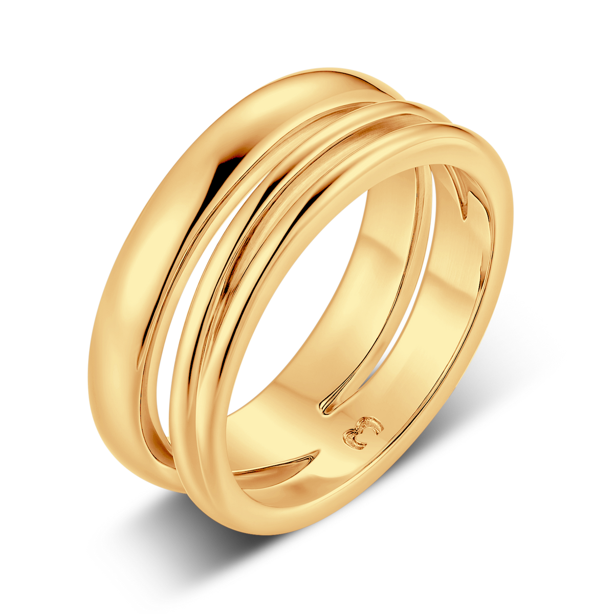 Raised Lines Ring
