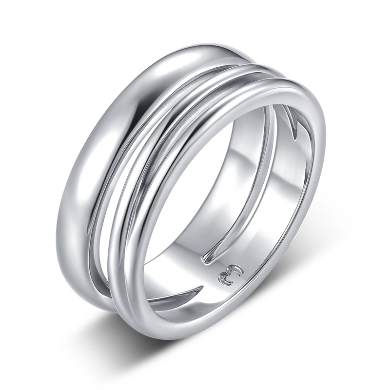 Drei leuchtende Ringe