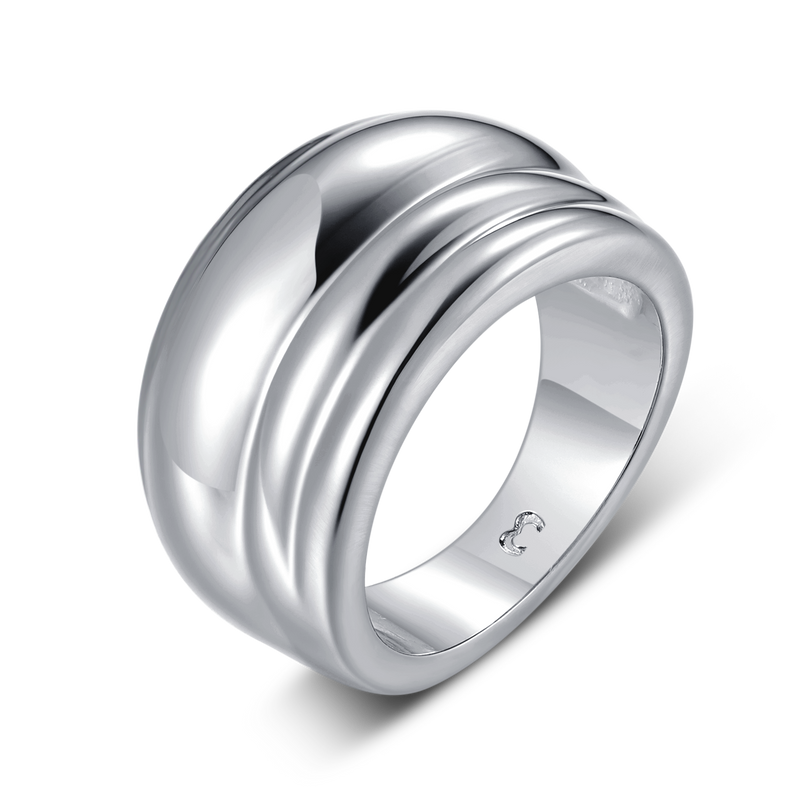 Plain Pleats Ring