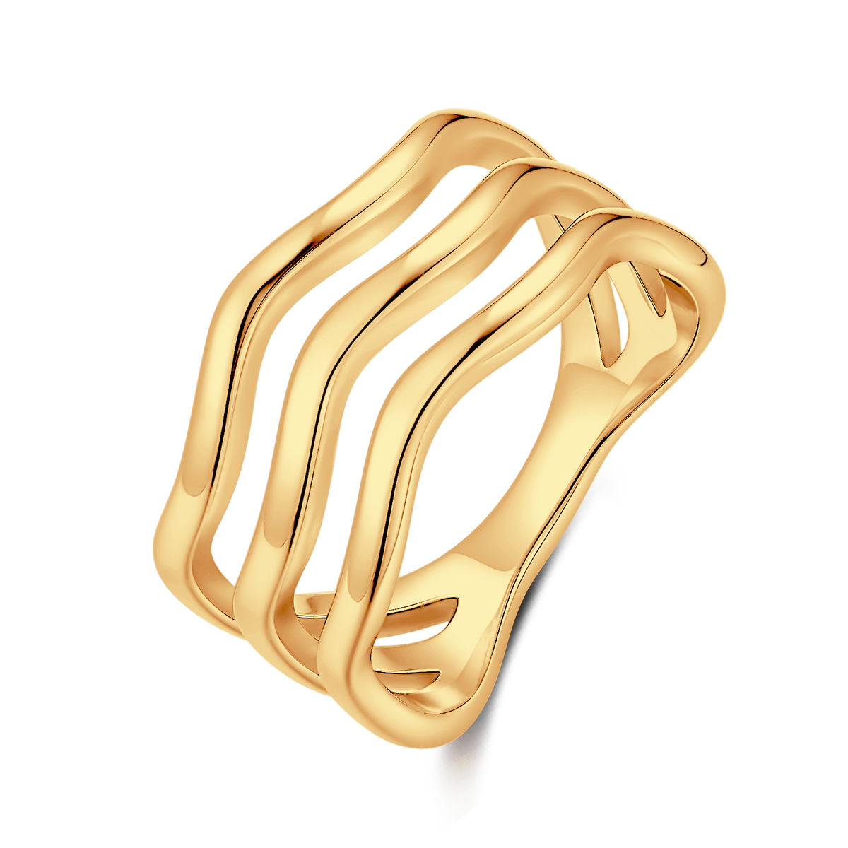 Wavy Bands Ring