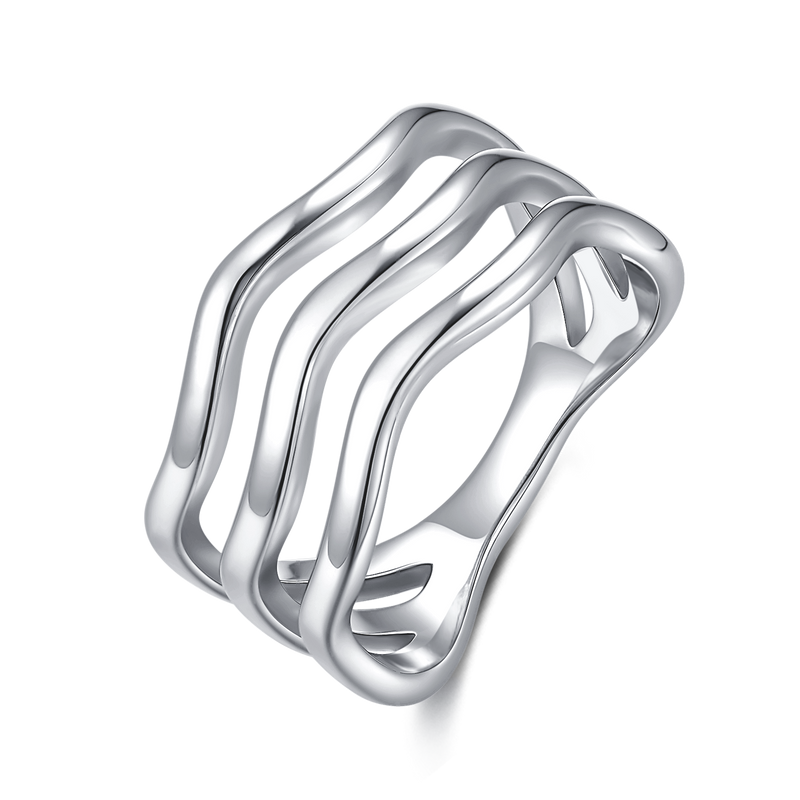 Drei leuchtende Ringe