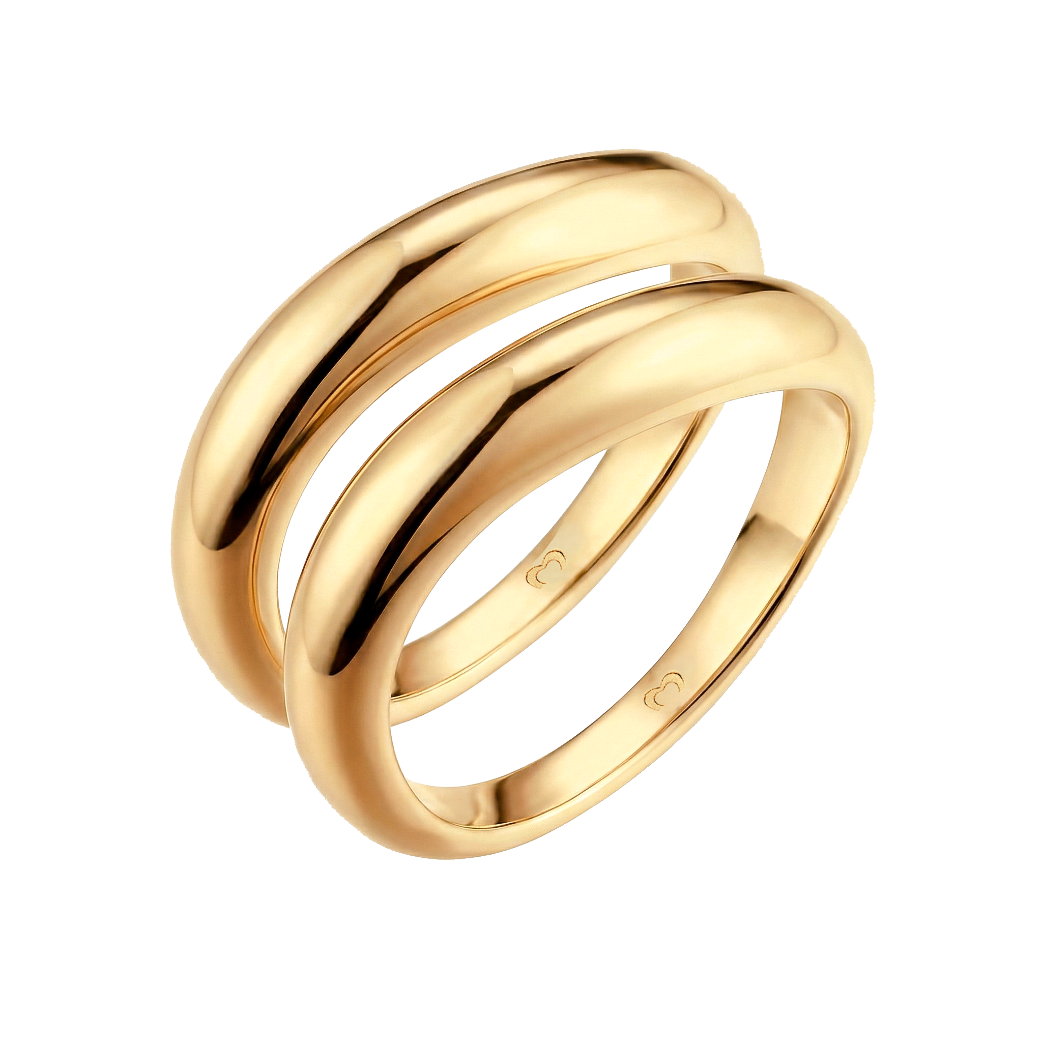 Bague double alliance