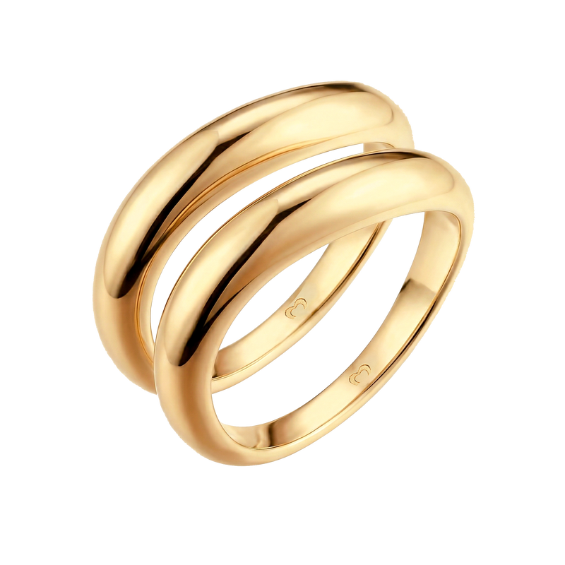 Bague double alliance