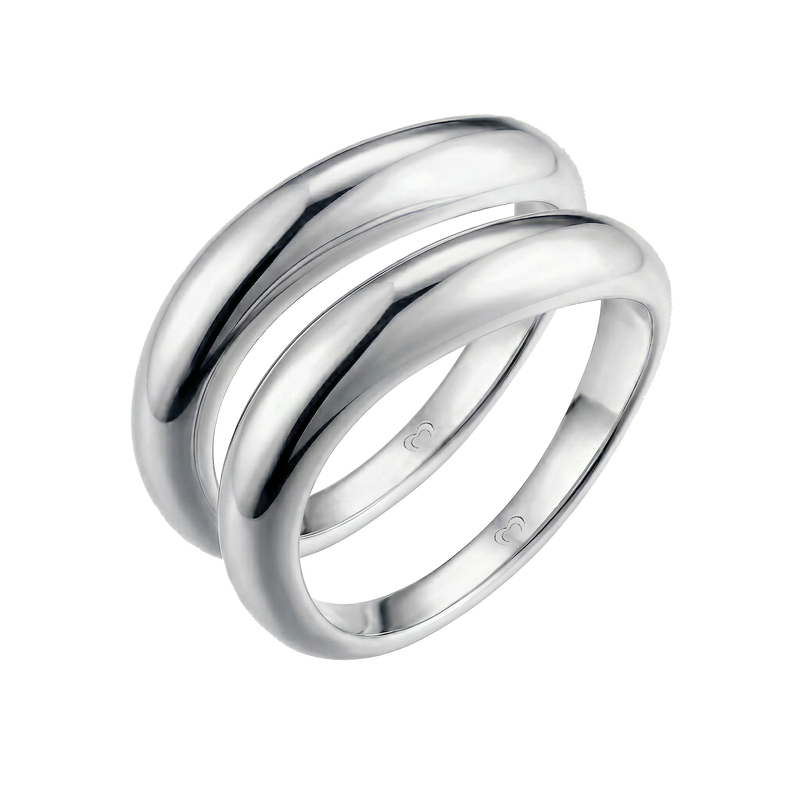Bague double alliance