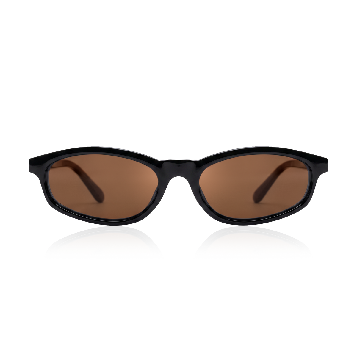 Lunettes de soleil femme Pulse ~ noir-marron