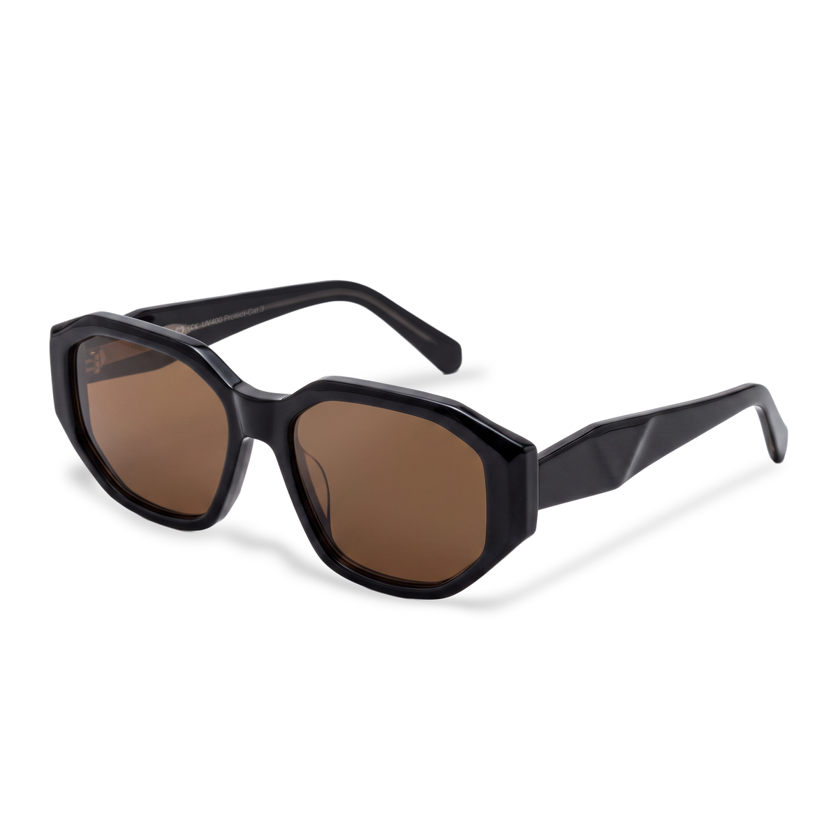Lunettes de soleil pour femme Sculpt ~ noir-marron