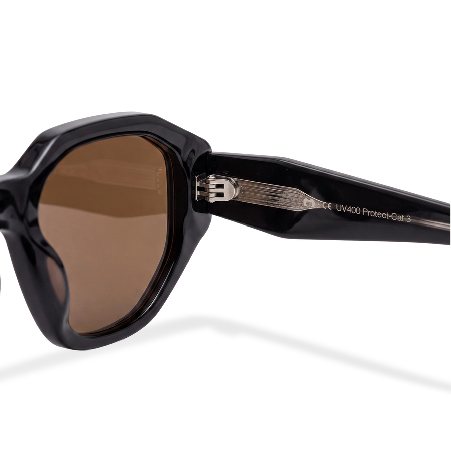 Occhiali da sole da donna Sculpt ~ nero-marrone