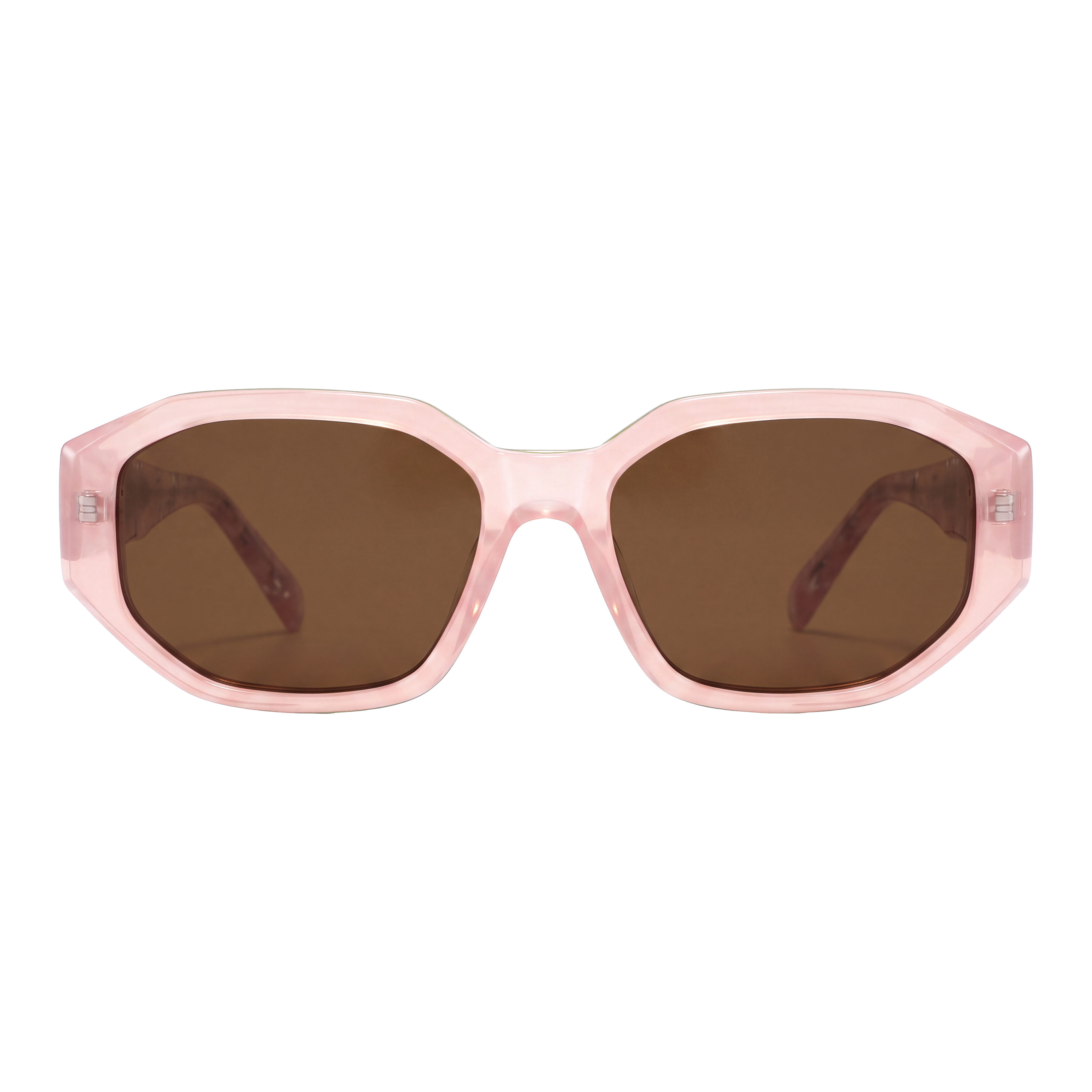 Lunettes de soleil femme Sculpt ~ rose T-marron