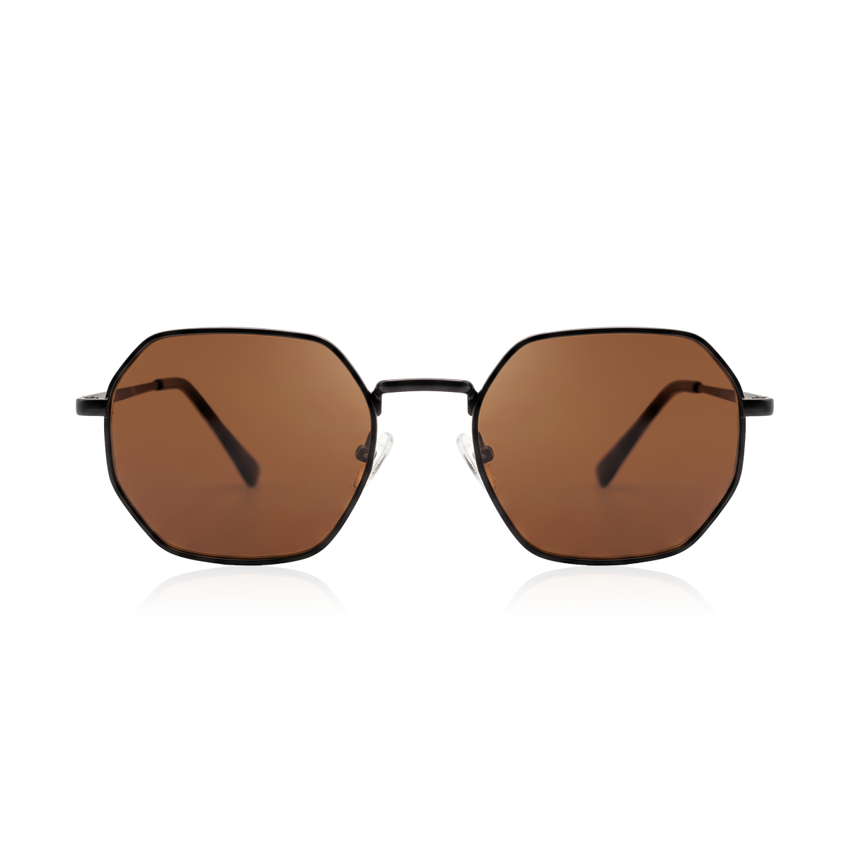Sonnenbrille für Damen Silhouette ~ Schwarz-Braun