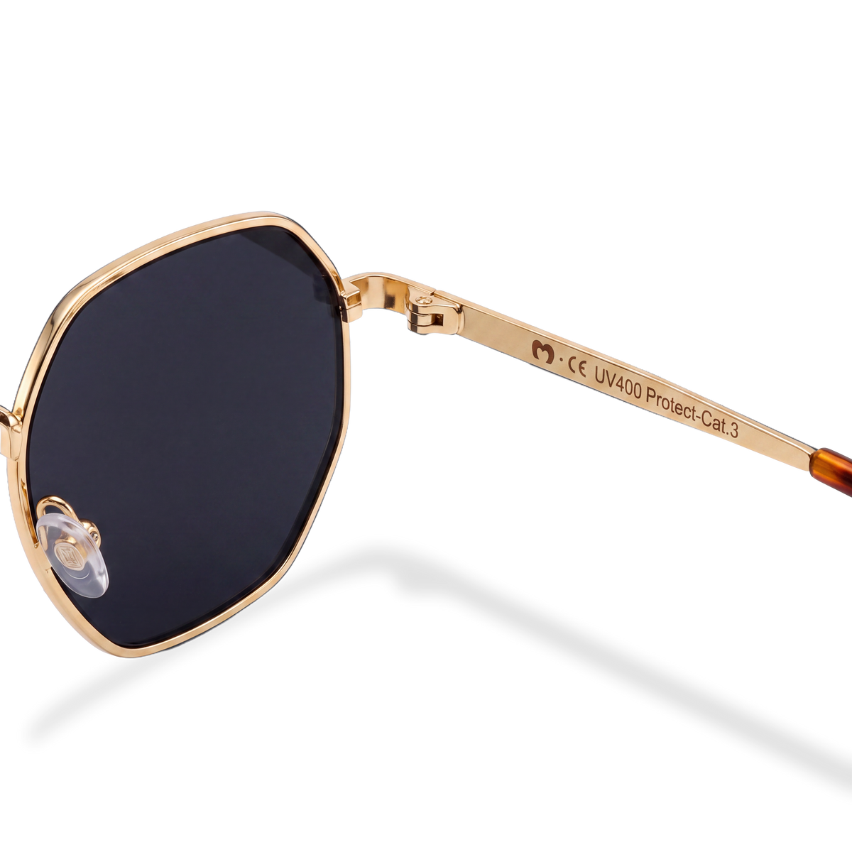 Lunettes de soleil pour femme Silhouette ~ Dorée-Noire