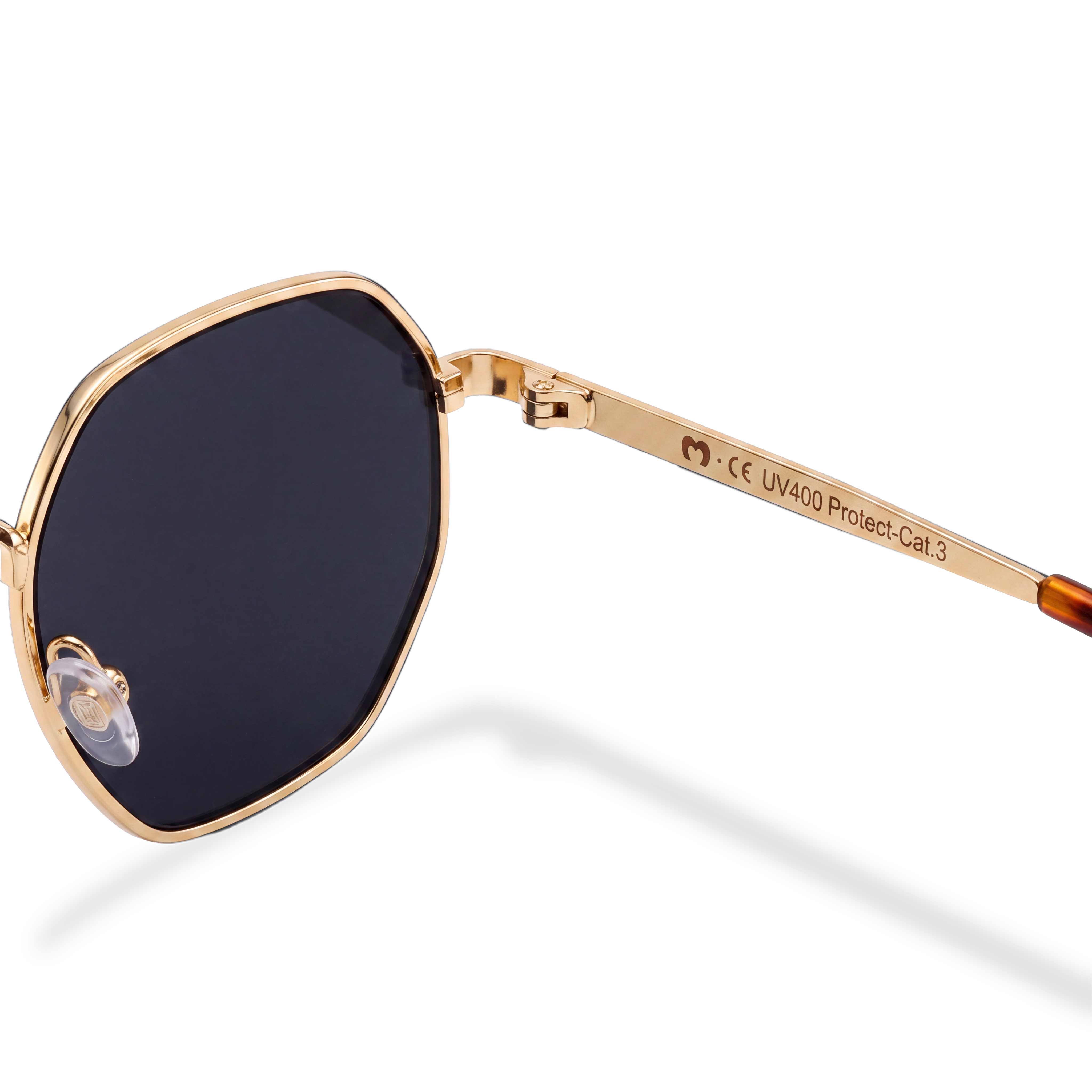 Lunettes de soleil pour femme Silhouette ~ Dorée-Noire