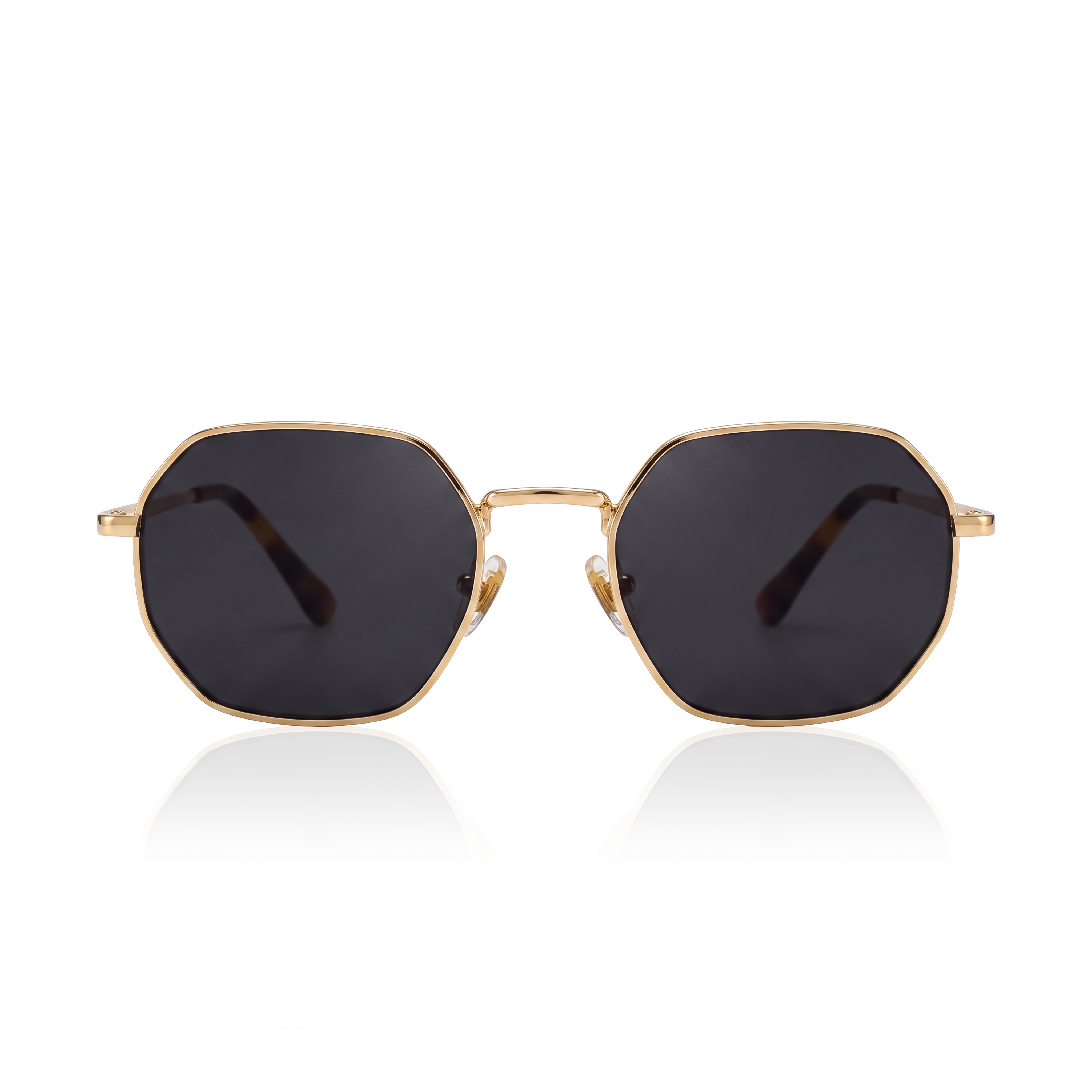 Lunettes de soleil pour femme Silhouette ~ Dorée-Noire