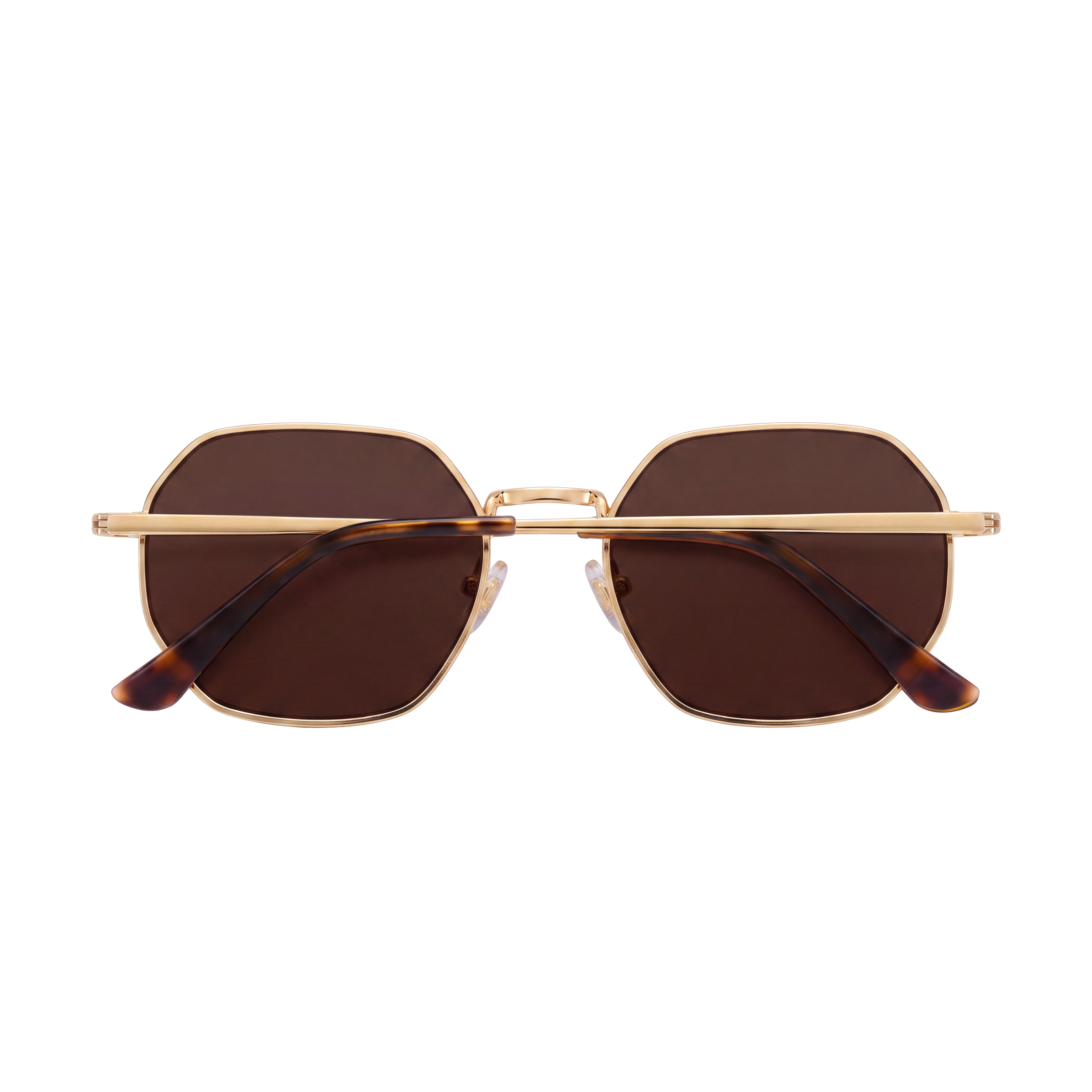 Lunettes de soleil pour femme Silhouette ~ doré-marron