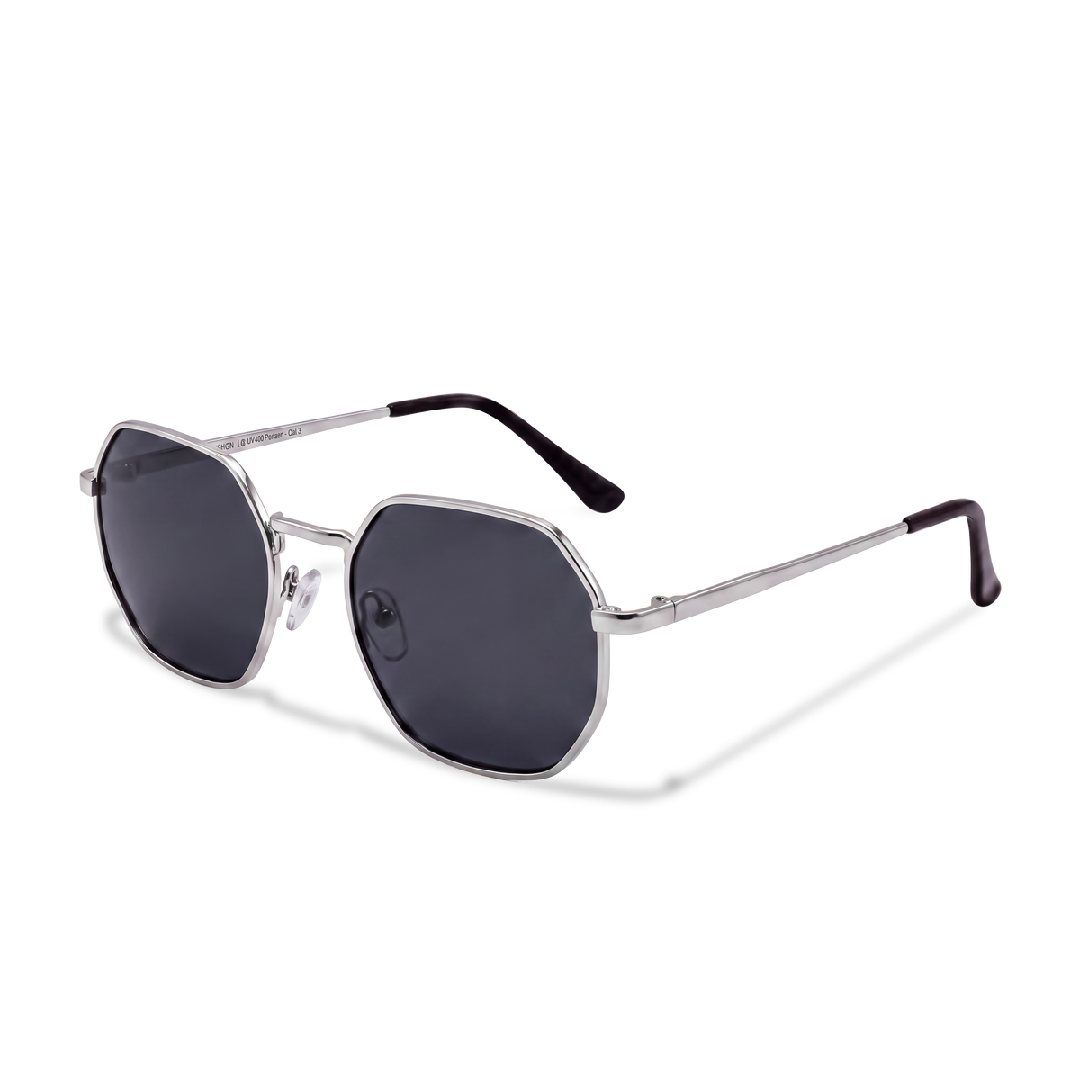 Lunettes de soleil pour femme Silhouette ~ argent-noir