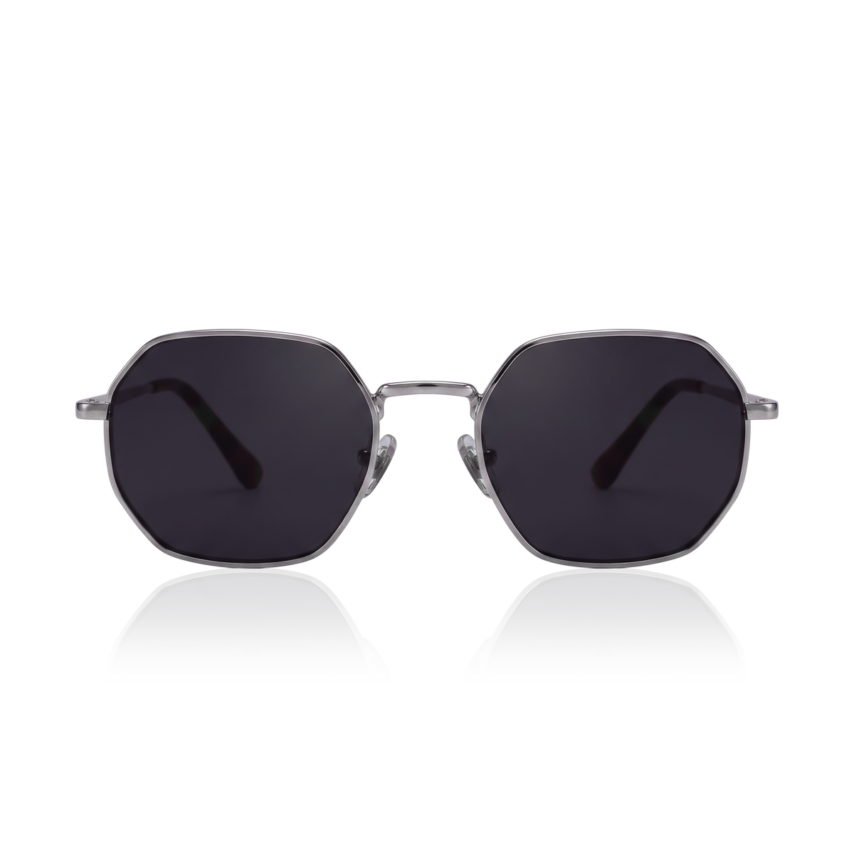 Lunettes de soleil pour femme Silhouette ~ argent-noir