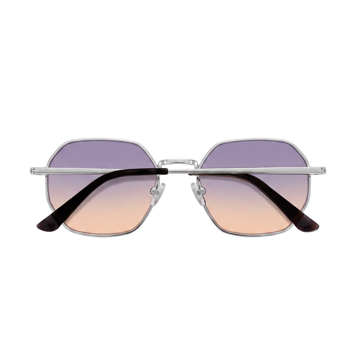 Lunettes de soleil femme Silhouette ~ Argent-Bleu T