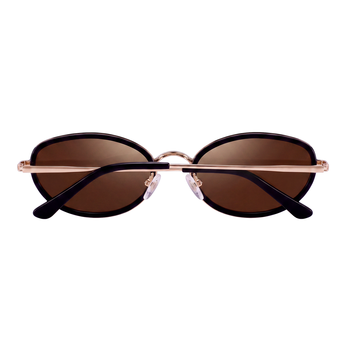 Lunettes de soleil femme Contour ~ Doré-Marron