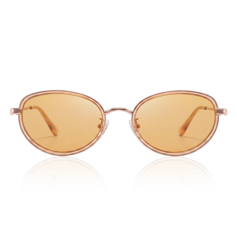 Occhiali da sole donna Contour ~ dorato-giallo