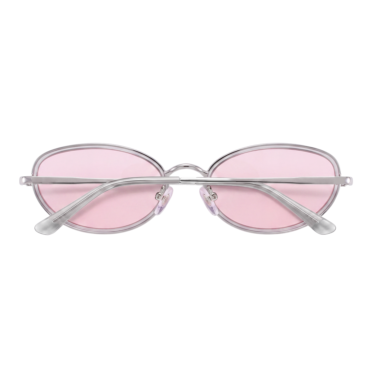 Lunettes de soleil pour femme Contour ~ Argent-Rose