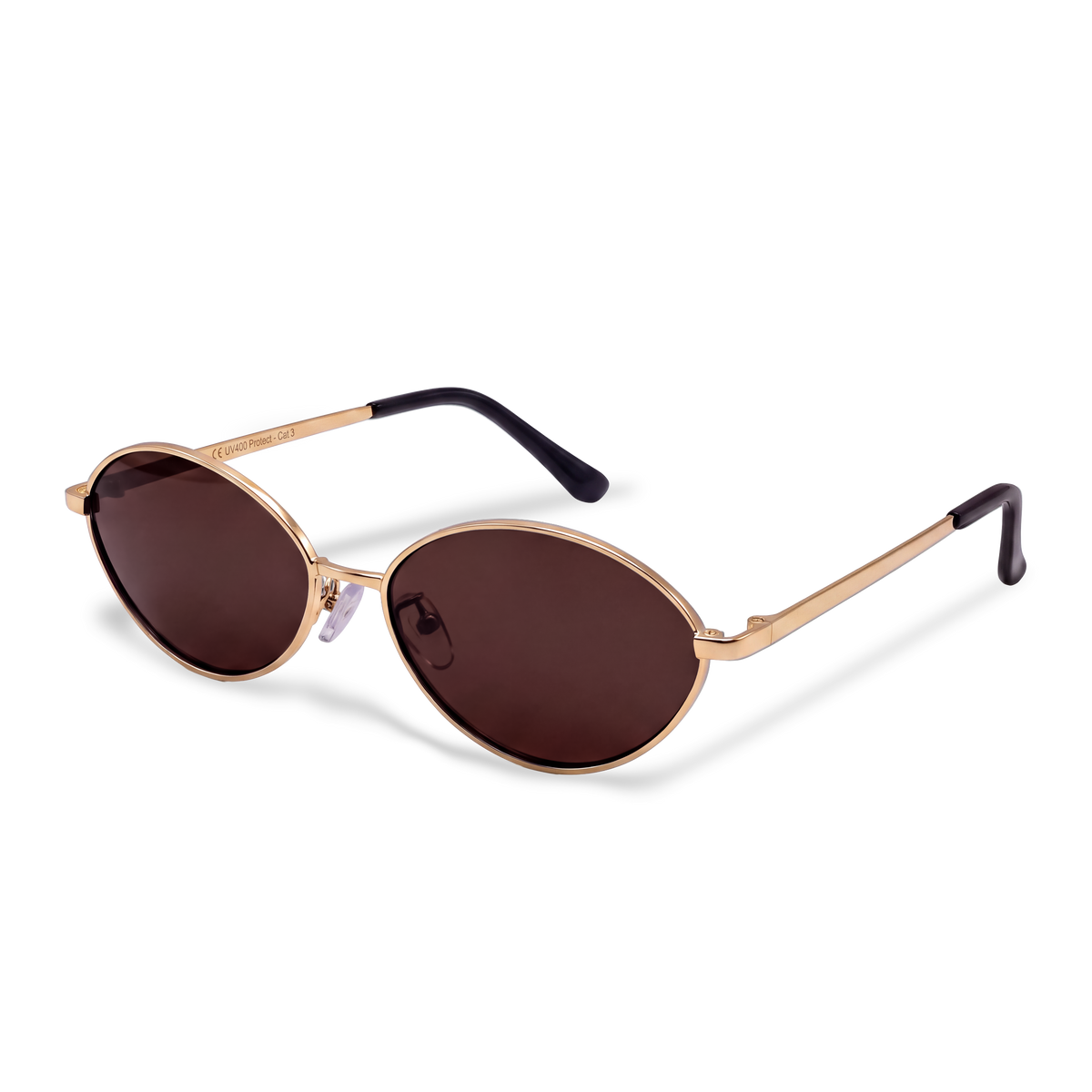 Lunettes de soleil pour femme Loop ~ doré-marron