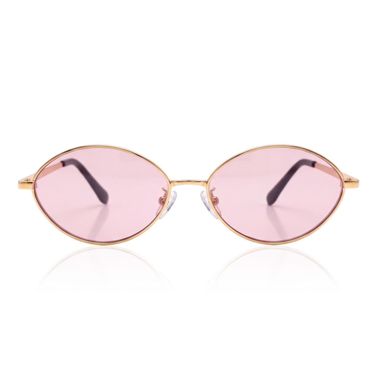 Lunettes de soleil femme Loop ~ doré-rose