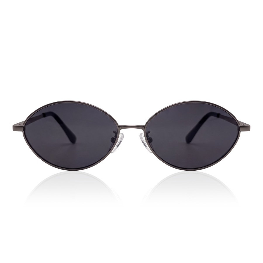 Occhiali da sole da donna Loop ~ grigio-nera