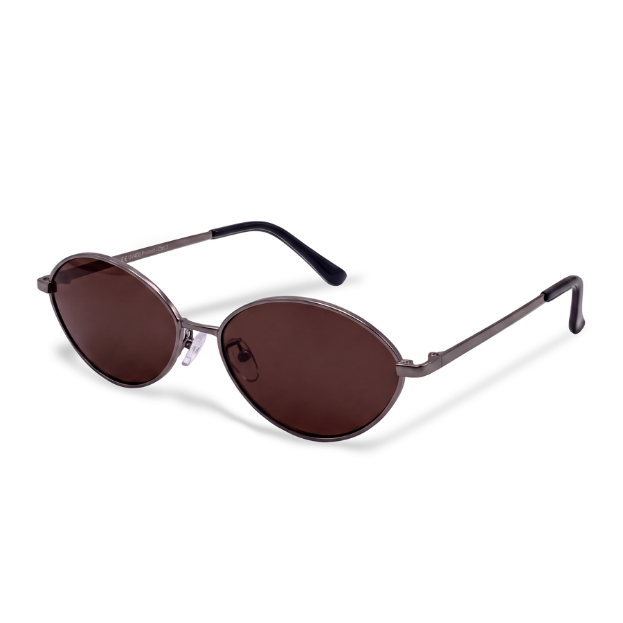 Occhiali da sole donna Loop ~ grigio-marrone