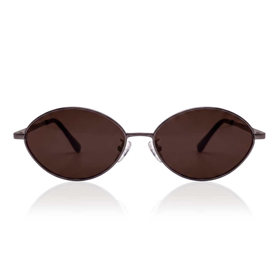 Occhiali da sole donna Loop ~ grigio-marrone