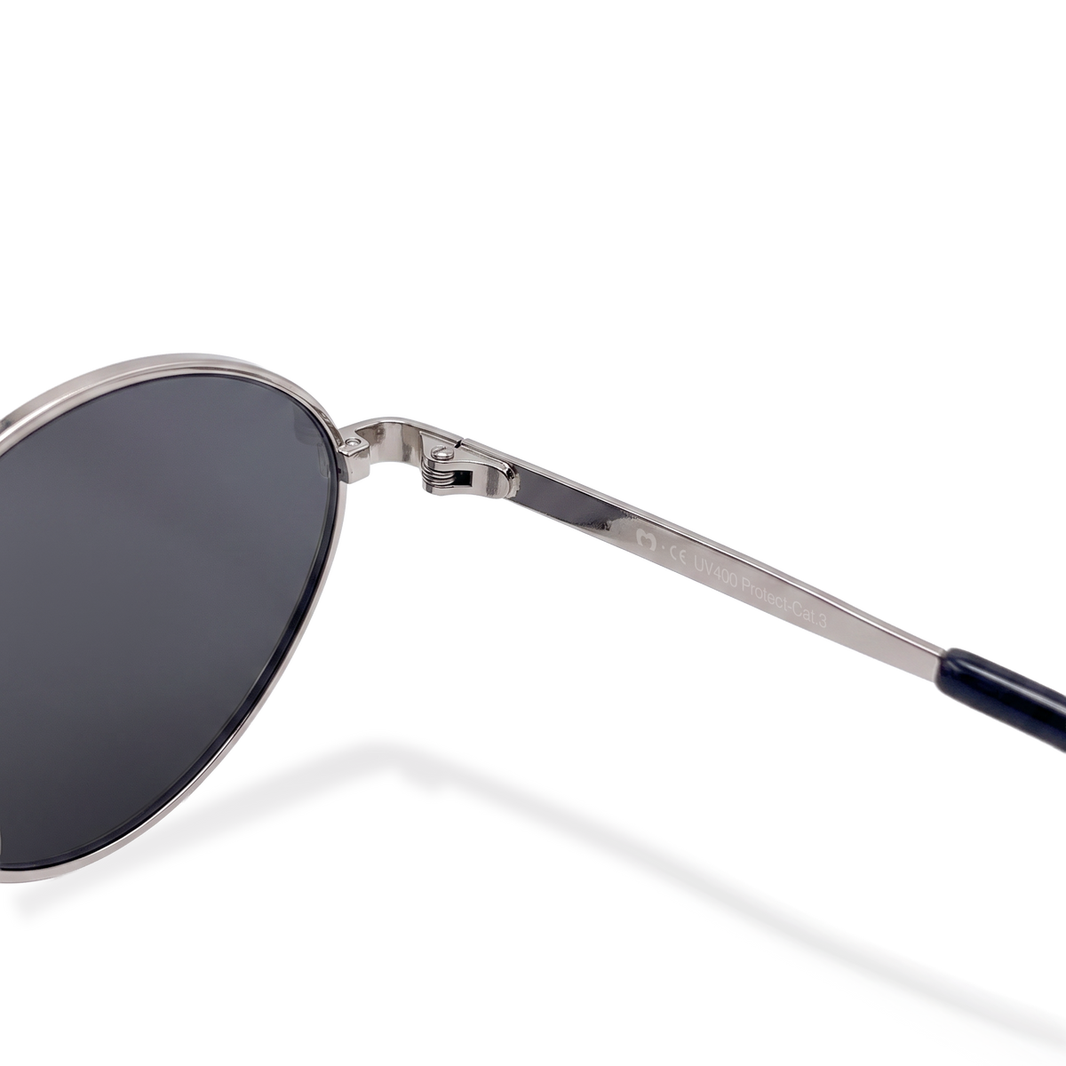 Lunettes de soleil pour femme Loop ~ argent-noir