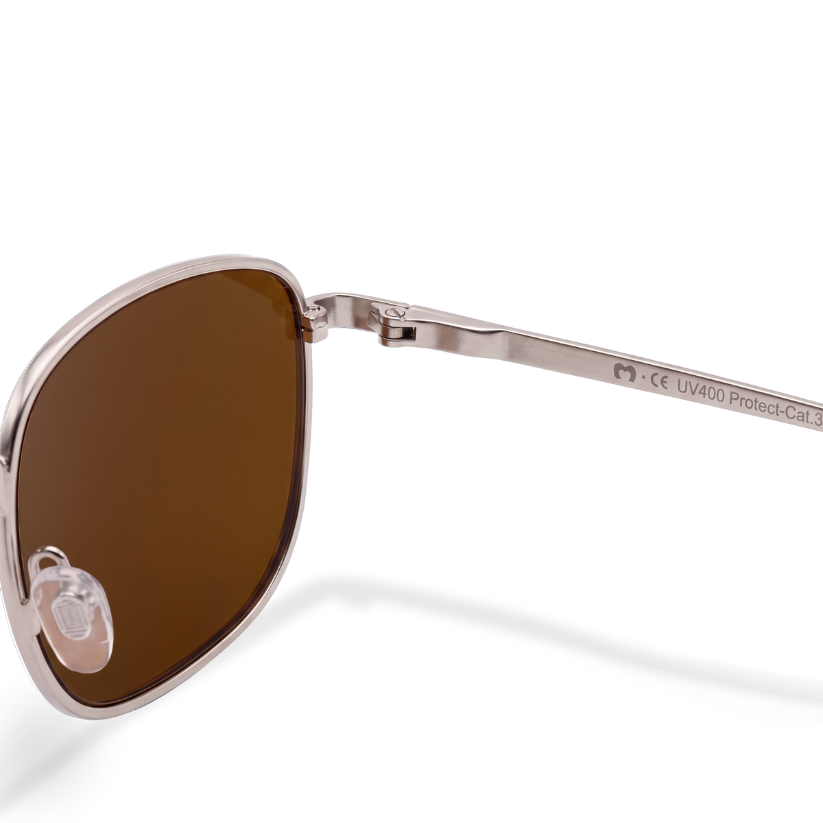 Sonnenbrille für Damen Siren ~ Silber-Braun