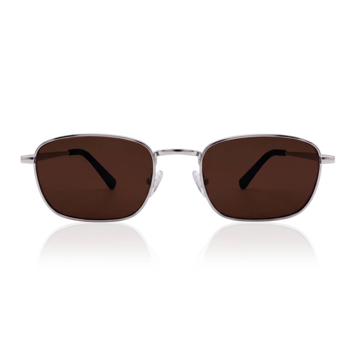 Sonnenbrille für Damen Siren ~ Silber-Braun