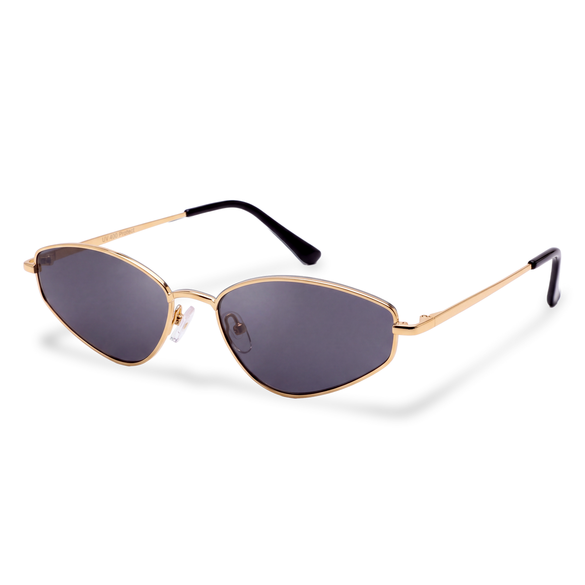 Lunettes de soleil pour femme Soleil ~ dorées-noires