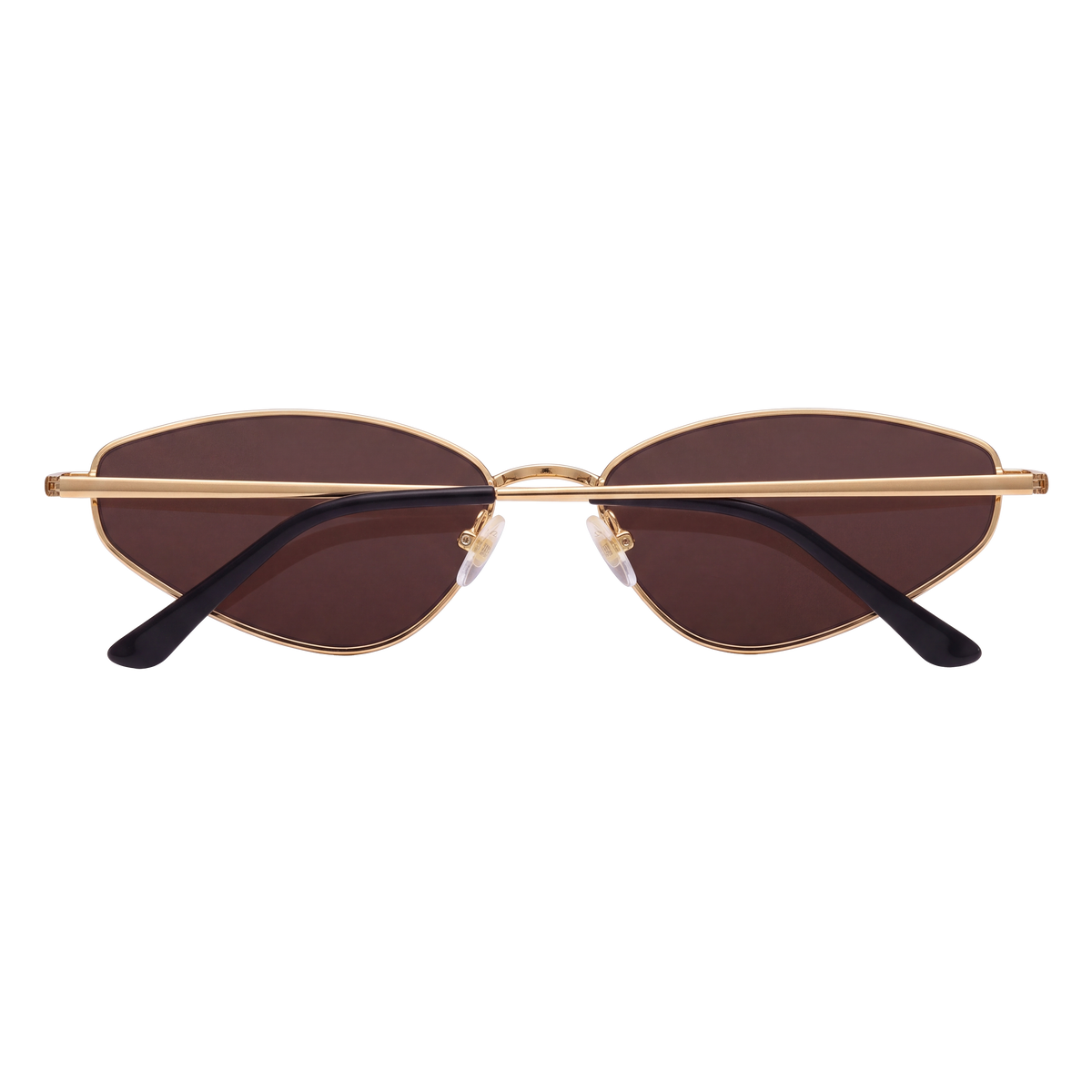 Lunettes de soleil femme Soleil ~ Doré-Marron