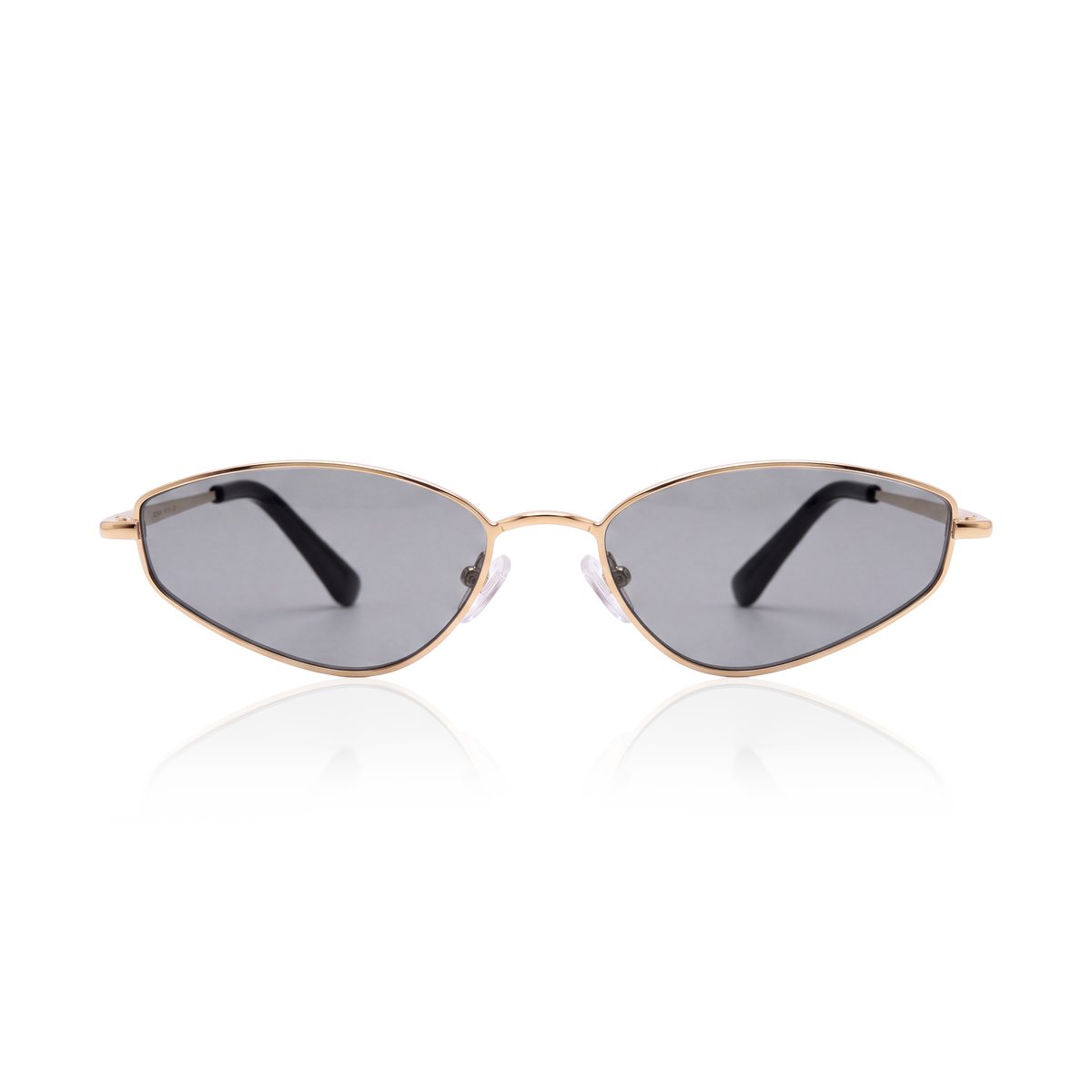 Lunettes de soleil femme Soleil ~ doré-gris