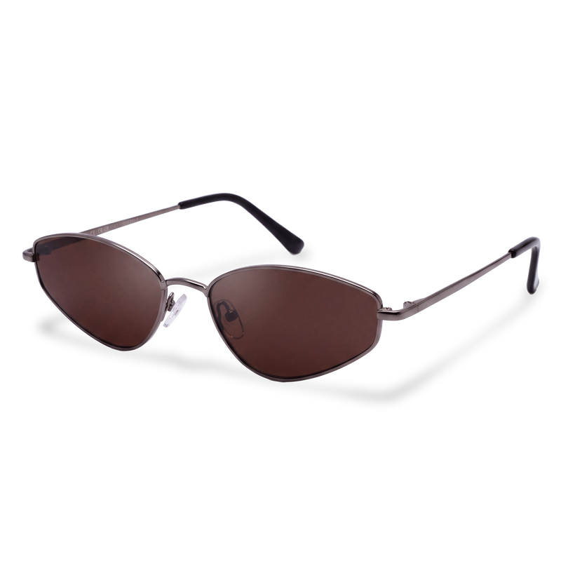Sonnenbrille für Damen Soleil ~ Grau-Braun