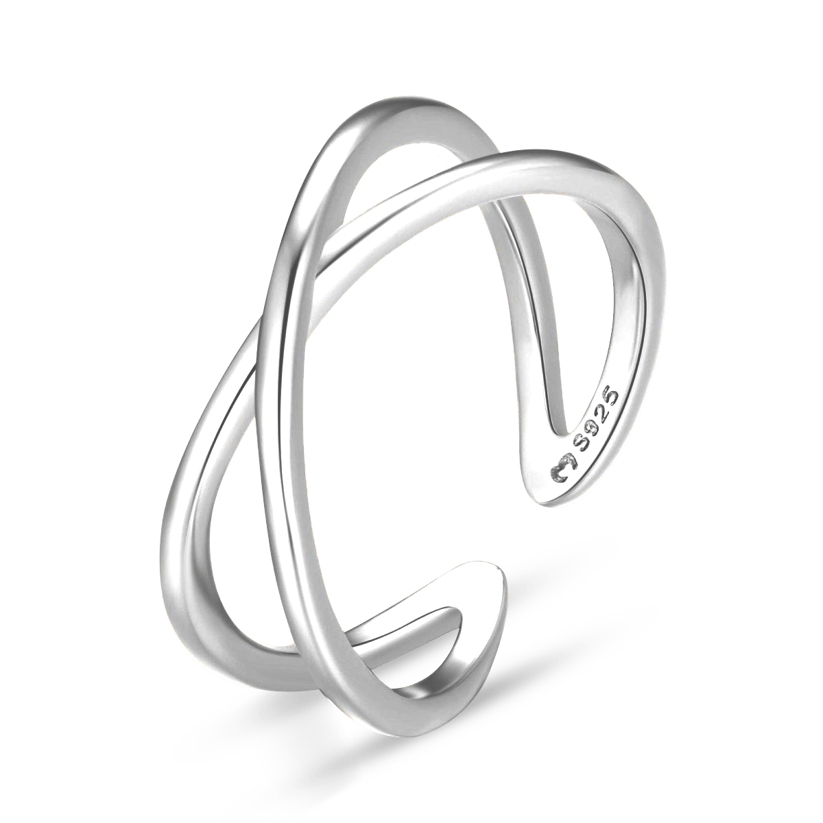 Bague midi double
