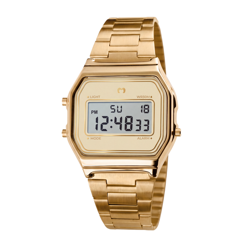 Orologio digitale vintage ~ Golden