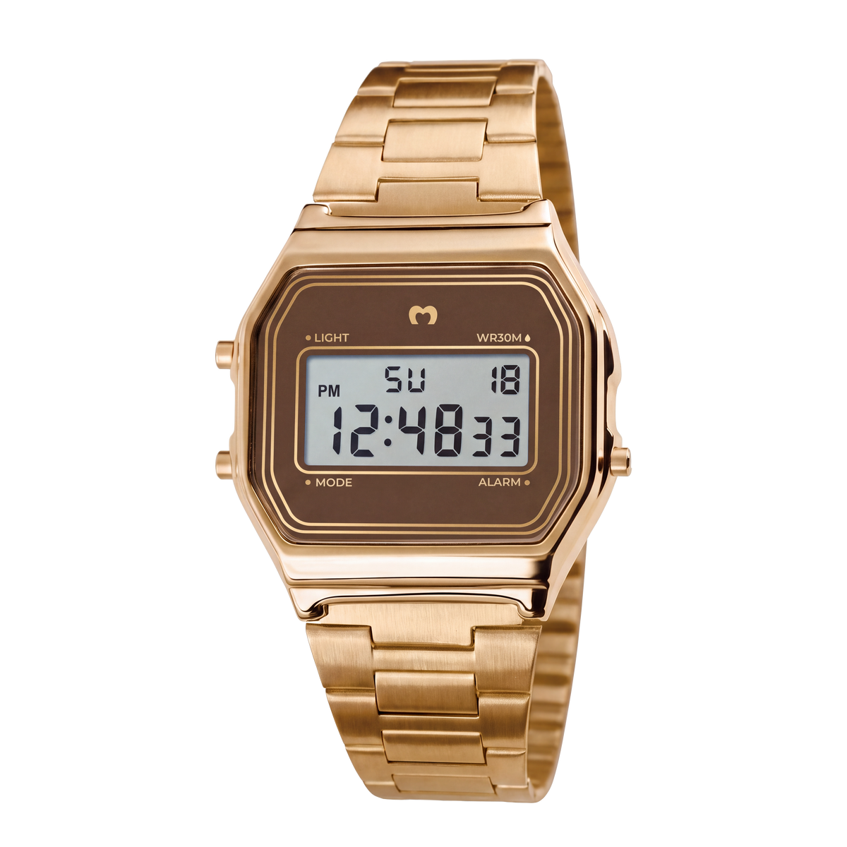 Orologio digitale vintage ~ Oro-Moka